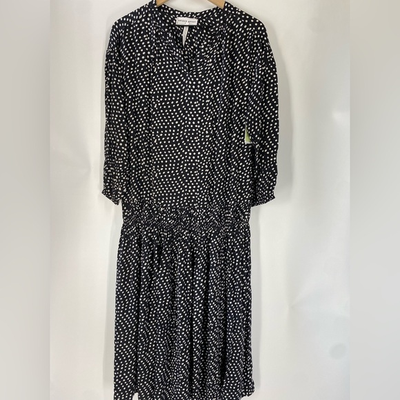 apiece apart black dress Apiece Apart Vanina Cinched Waist Dress Black main image 0